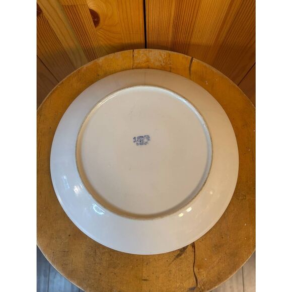 VINTAGE Porcelain Handcrafted Koi Fish Salad Plate 9" (5002) - Picture 4 of 6